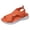 Orange, variant on Flip Flops for Women Boho Flower Slip on Wedge Sandals Casual Summer Platform Orthopedic Walking Shoes Beige Size 6