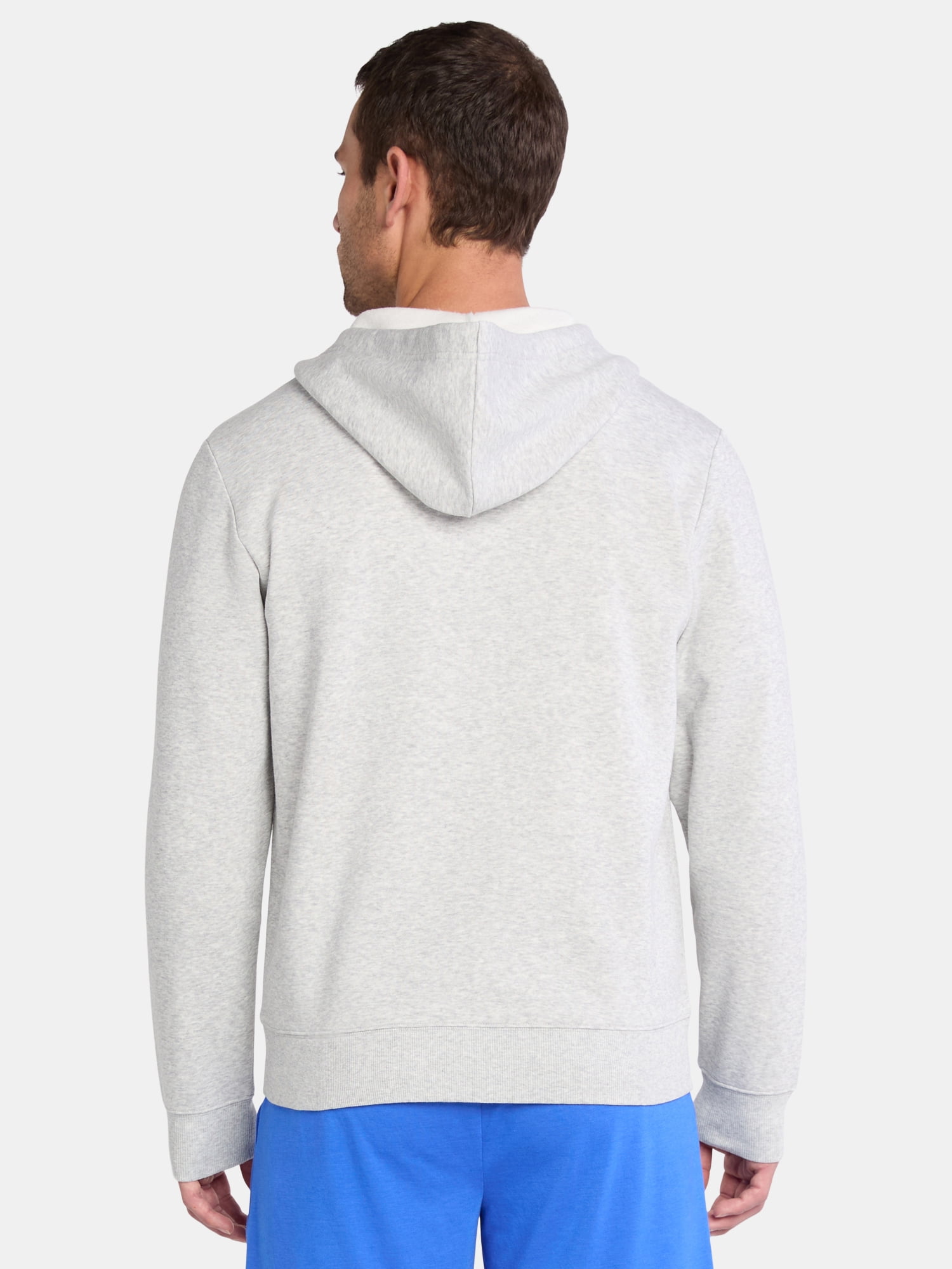 Athletic Works Men's and Big Men's Zip Up Fleece Hoodie Sweatshirt, Sizes S-5XLT