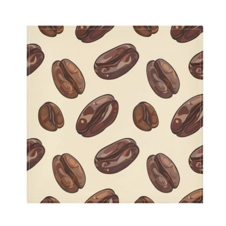 

Napkin Satin Napkin 20*20Inchx4 Kitchen Towel Dinner Plate Towel Decorative Towel Napkin Tea Towel Suitable For Kitchen Table Brown Coffee Bean1