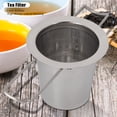 thumbnail image 2 of Ccdes Stainless Steel Tea Infuser, Tea Strainer, Foldable For Hanging On Teapots Hanging On Mugs, 2 of 7