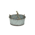 thumbnail image 4 of Cheungs Round Galvanized Metal Rope Hanging Metal Planter - Large, 4 of 5