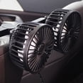 thumbnail image 4 of Dual Head Clip-On Fan – Adjustable Speed 360° Rotation USB Rechargeable – Powerful Cooling for Office, Home & Outdoor, 4 of 4