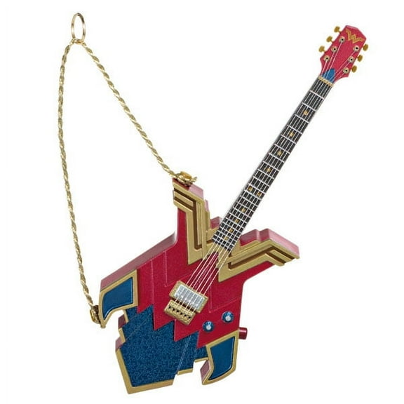 Hallmark Keepsake DC Wonder Woman Rocks! Guitar Christmas Ornament