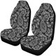 thumbnail image 1 of ABPHQTO Juego de 2 fundas de asiento de coche elegante Paisley Mandala Universal Auto asientos delanteros Protector apto para coche, SUV sedán, camión, 1 of 3