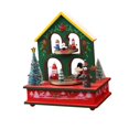 thumbnail image 2 of Musical Box Desktop Ornament Rotatable Christmas Statue Table Centerpiece Home Decoration Accessories for Desk Festival Shelf Christmas tree house, 2 of 8