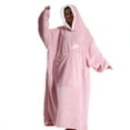 thumbnail image 4 of Shengyu Polyester Sweater Blanket With Pockets Fashionable And Warm Winter Essential Comfortable TV Blanket light gray, 4 of 6
