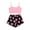 A163-Pink, variant on RMGVDSD Pajamas for Women 2 Piece Women's Summer Cute Printed Sleeveless Tank Tops Cami Top And Shorts Pajamas Set Sleepwear Comfy Ladies Pajamas