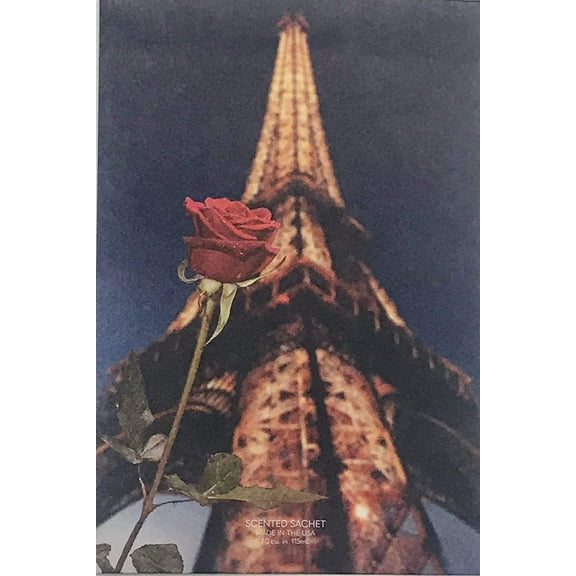 Expressive Scent 6 Pack Large Scented Sachet Envelope - Paris Rose