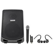 Samson Expedition XP106W 6" Portable Powered PA DJ Speaker+Mic+Mackie Earbuds