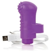 Screaming O Charged FingO Vooom Mini Vibe, Purple, USB Rechargeable Waterproof Personal Massager