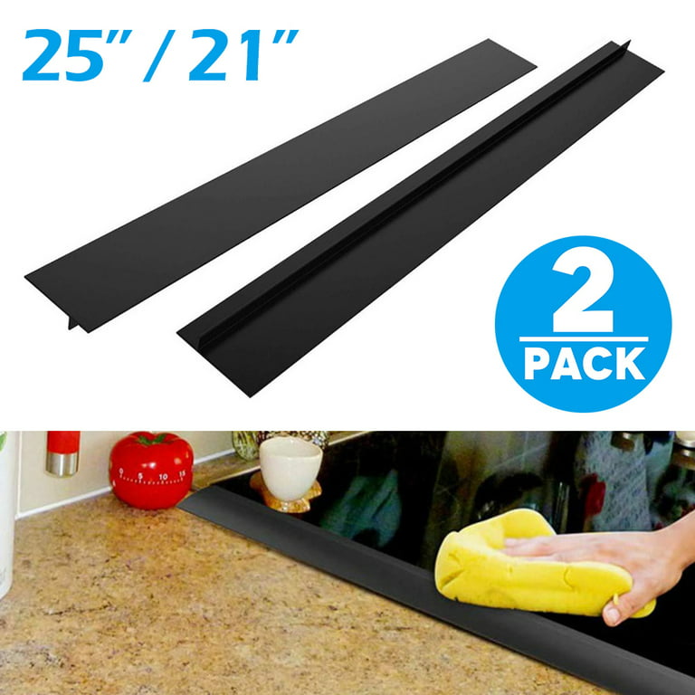 Artifact 21/25 Inch Kitchen Stove Counter Gap Cover Flexible Oven Guard  Spill Seal Slit Filler Kitchen Stove Cover Silicone Stove Cove Stove Cover  Kitchen Accessories GAPS Stove Cover Home Stove Cover Seal
