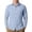 0-Blue4956, variant on Hienoo Boys Casual Solid Classic Shirt Breathable Long Sleeve Button Up Shirt, Sizes 5-16