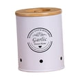 thumbnail image 4 of flameer Garlic Potato Onion Keeper Pot Fruit Pot/Storage Box Food Storage Container Tins S, 4 of 8