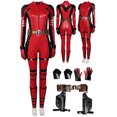 thumbnail image 2 of Disfraz de dama muerta, máscara de piscina para cosplay, ropa de batalla, disfraz de antihéroe de película, juego de rol para mujer, disfraces de fiesta, 2 of 5