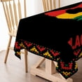 thumbnail image 5 of Black History Month Tablecloth African American Heritage Festival Holiday Party Decoration Celebration Kitchen Dining Room Home Rectangular Table Cover Decor (60" x 84"), 5 of 5