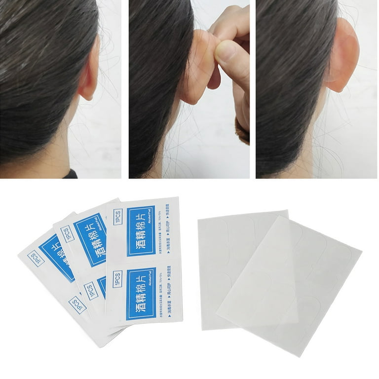 Concealing Ear Tape, Cosmetic Ear Corrector Transparent Sweat Resistant  Long Lasting For Home
