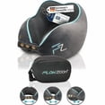 thumbnail image 1 of Flowzoom Travel Pillow Memory Foam - Airplane Neck Pillow For Long Flight - Travel Pillows For Airplanes - Adjustable Travel Neck Pillow - Flight Pillow - Car & Plane Pillow - Adults Grey, 1 of 1