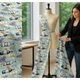 thumbnail image 5 of Soimoi Cotton Cambric Fabric Grapes,Wine Glass & Bottle Printed Fabric 1 Yard 42 Inch Wide, 5 of 7