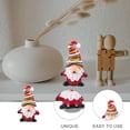 thumbnail image 2 of Santa Claus Figurine Lovely Xmas Desk Figurine Christmas Decoration Reusable Santa Claus Sculpture, 2 of 6