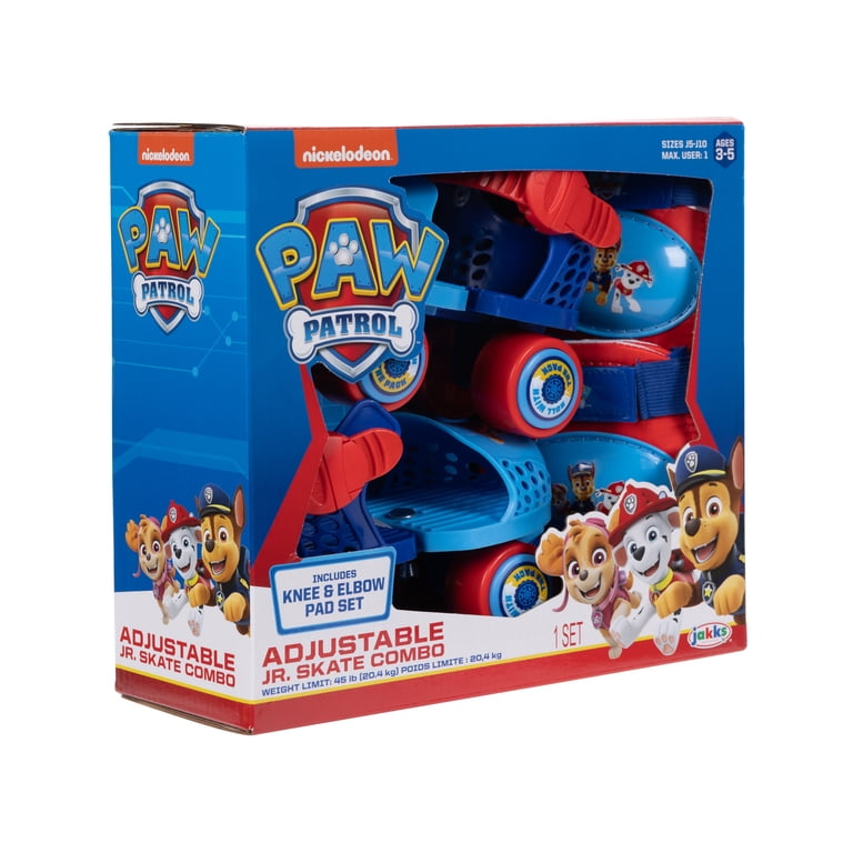 Skater ＆PAW PATROL 6点セット PAW Patrol Jr.Roller Kids' Roller Skate with Pad Set - Walmart.com