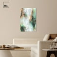 thumbnail image 3 of Emerald Gold Canvas Pastel Wall Art by Art Remedy, Gallery Wrapped, 30" x 45", 3 of 7