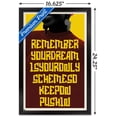 thumbnail image 3 of NUMA Art - Art Keep On Pushin Wall Poster, 14.725" x 22.375" Framed, 3 of 5
