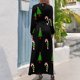 thumbnail image 2 of Vestido largo de mujer con árboles y bastones de caramelo, vestido de noche 2024, vestido de fiesta, 2 of 4