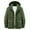 Army Green, variant on SwiftWear Men's Jacket Fashion Solid Color Pockets Zip-Up Long Sleeve Hooded Casual Outwear Coat Black M