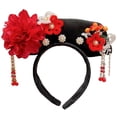 thumbnail image 1 of Girl Fun Hairbands Chinese Princess for Photo Studio Photo Flower Headwear Traditional Costume Headwear Qitou, 1 of 5