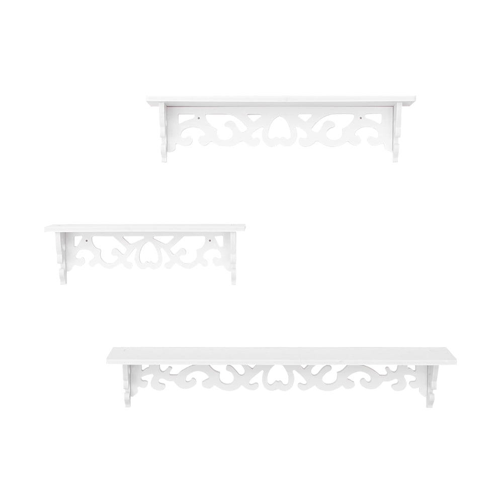 3pcs Wall Floating Shelf Storage Shelves Wall Mounted Display Board