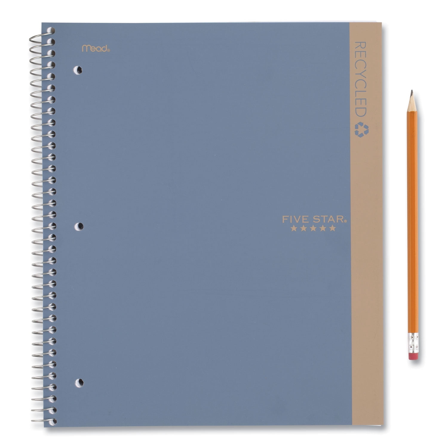 Recycled Notebook, 1 Subject, Medium/College Rule, Randomly Assorted Cover, 11 x 8.5 Sheets | Bundle of 2 Each
