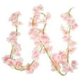 thumbnail image 5 of Morttic 6ft Artificial Cherry Blossom Flower Vines Hanging Silk Flowers Garland for Wedding Party Home Decor Light Pink, 5 of 5