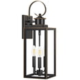 thumbnail image 1 of Luz de Pared Exterior Yochoice 3 Luces 48 cm Resistente al Agua Negra, 1 of 7
