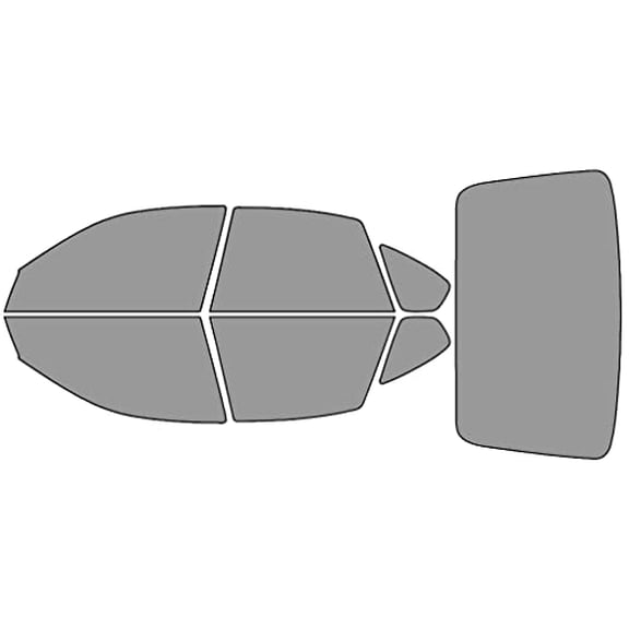 Rvinyl Window Tint Kit Compatible with Subaru Outback 2005-2007 (Sedan) - Complete Precut Kit - 50%