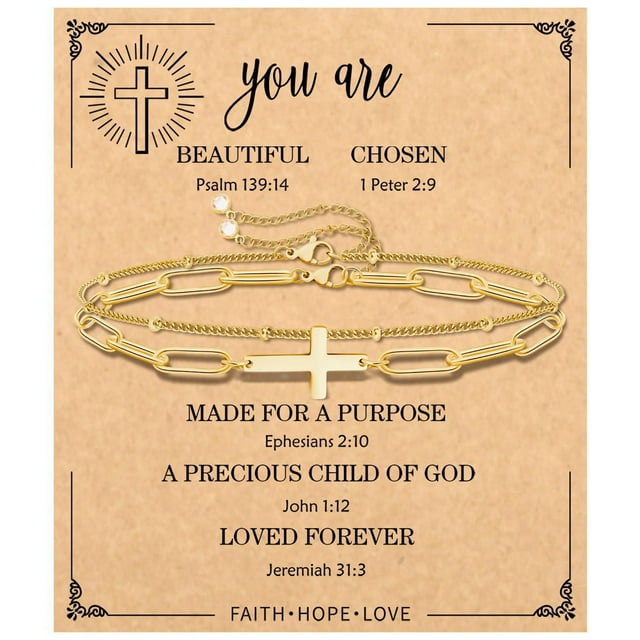 Hearth & Gear Bracelet Double Strand Layered Adjustable Bracelet Jewelry For Girls Teens Easter Bracelet for Women Jewelry Set Bride Set Rings Set for Women Men's Watch Ga2100-1a1 Western Earrings for