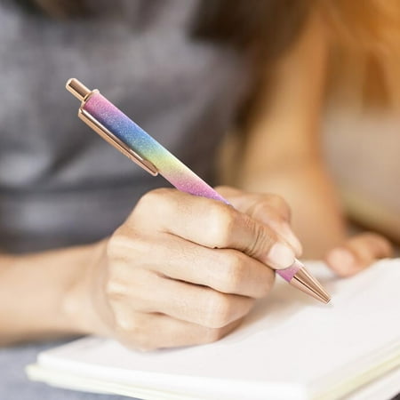 

Copper Accessories Press Metal Pen Ballpoint Pen Foreskin Color Gold Powder Flash Chalk Advertising Pen Work Teacher Student Stationery Ballpoint Pen Multicolor Press Pen 1ML Hand Tools