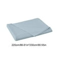 thumbnail image 3 of OAVQHLG3B Cotton Flat Sheet, Super Soft, Queen Flat Sheet , Breathable, Cool & Crisp Percale Sheets, 3 of 6