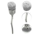 thumbnail image 3 of Unique Bargains 1 Pc Flower Shape Powder Brush for Business Travel Gray White Artificial Fiber Wool Plastic, 3 of 5