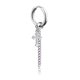thumbnail image 1 of Pendientes de acero de titanio con personalidad para hombre, pendientes de temperamento moderno, pendientes de cadena de borlas largas para mujer, ajuste ajustable, 1 of 4