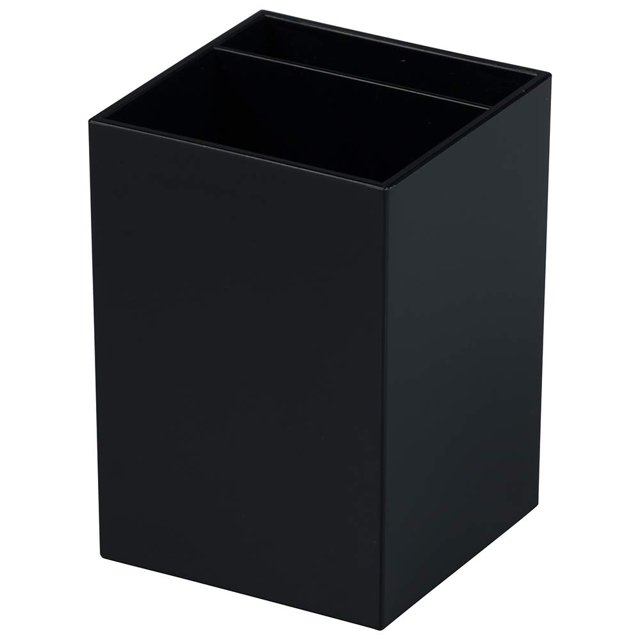 Portalápices De Plástico Jam Paper - Negro - Porta Lápices De Escritorio Se Vende Individualmente