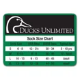 thumbnail image 2 of Ducks Unlimited Men's Camo American Flag Merino Wool Blend Boot Socks 2 Pair Pack, 2 of 4
