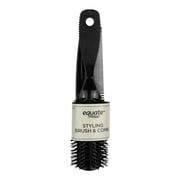 (4 pack) Equate Styling Brush and Comb Set, Black, 2 Pieces