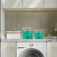 thumbnail image 3 of GIRACOA 3 Pack Laundry Powder Container & Dryer Sheet Holder, Laundry Pods Container With Bamboo Lids, Scoops, 3 of 7