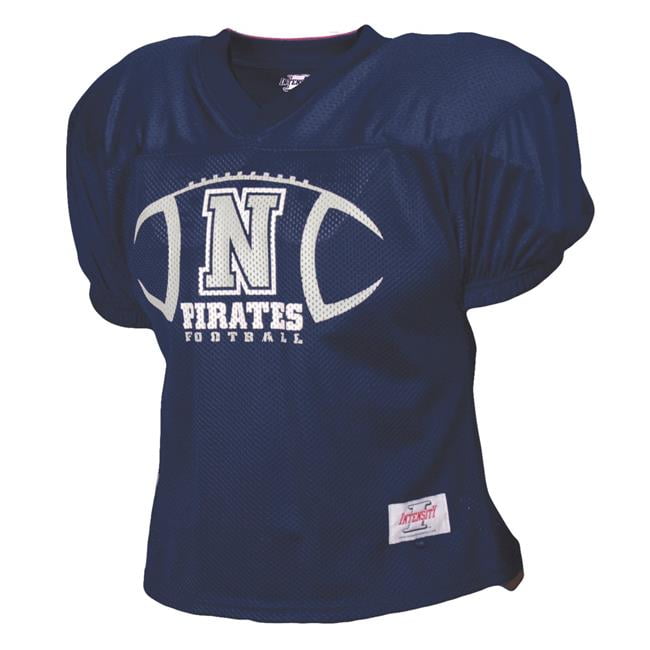blue football practice jersey