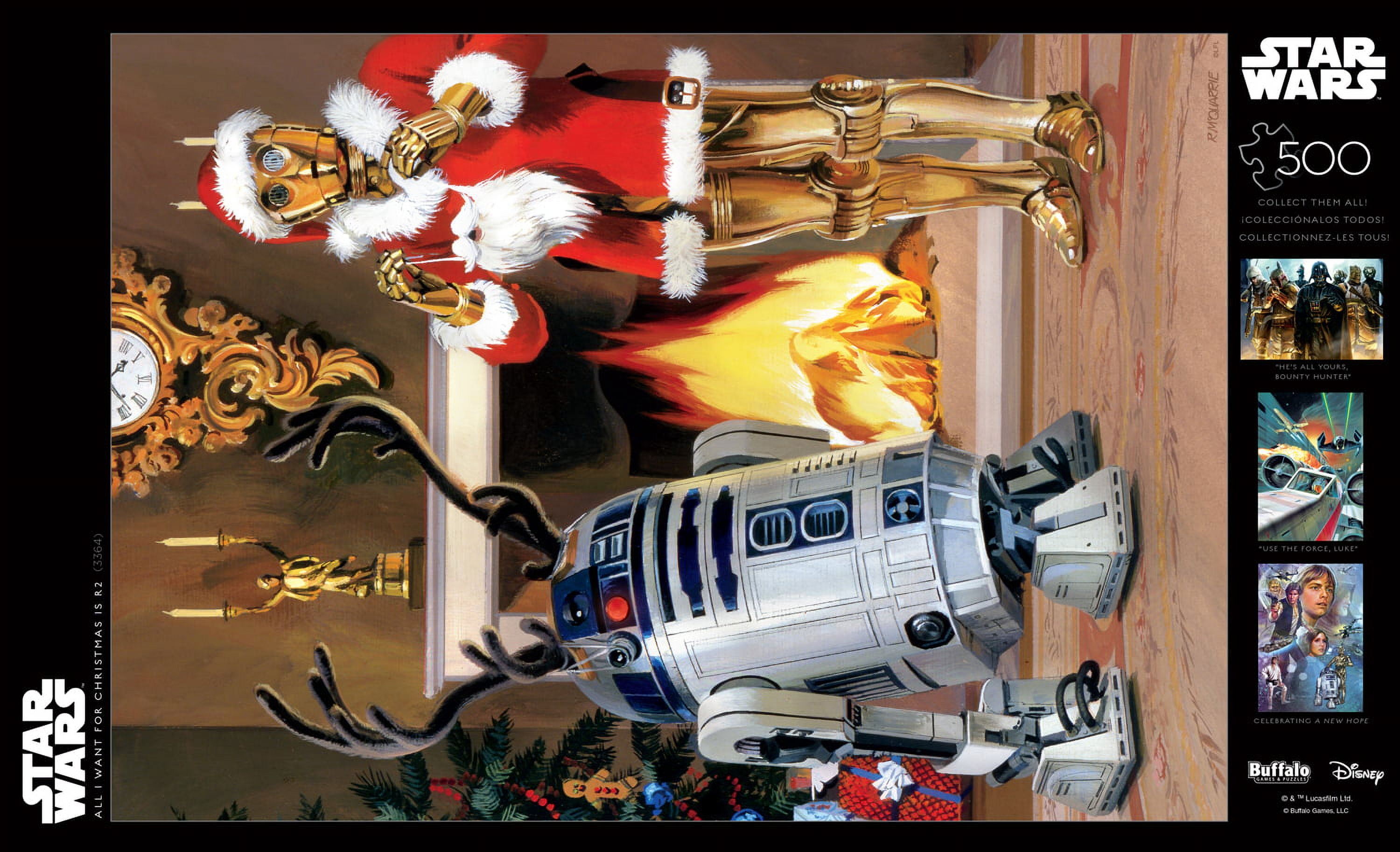 Buffalo Games Entertainment Star Wars Item 3364 - All I Want for Cristmas is R2 - 500 Piece Jigsaw Puzzle