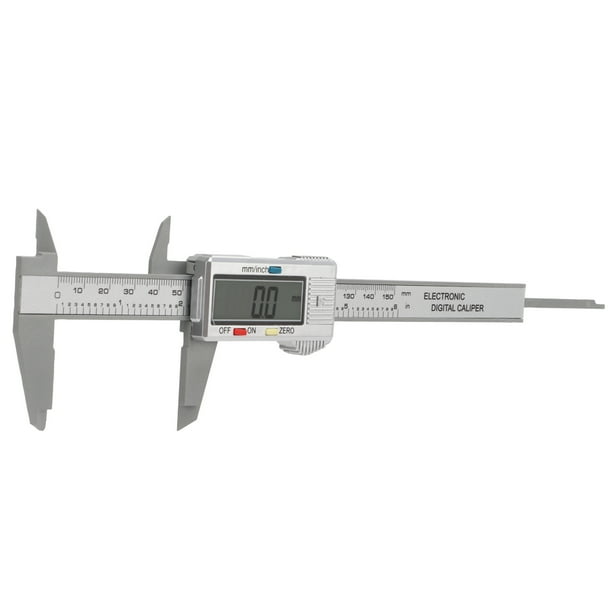 Calibrador electrónico, calibrador Vernier digital de plástico Calibrador Vernier digital de plástico Calibrador digital LCD Funcionalidad de alta precisión