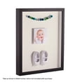 thumbnail image 2 of ArtToFrames 11x14 Inch Shadow Box Picture Frame, with a Satin Black Tall 1 Wide Shadowbox frame and Off White Mat Backing (4654), 2 of 7