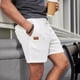 thumbnail image 1 of WILLBEST Pantalones Cortos Waffler de Color Liso para Hombre, Deportivos y Casuales, de 3 Puntos, 1 of 4