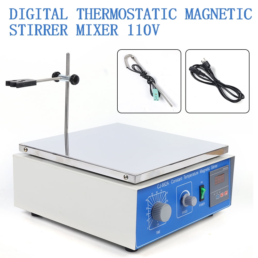 Dwellnix Thermostatic Magnetic Stirrer Hot Plate CJ 882A Digital Heating Lab Mixer 10L