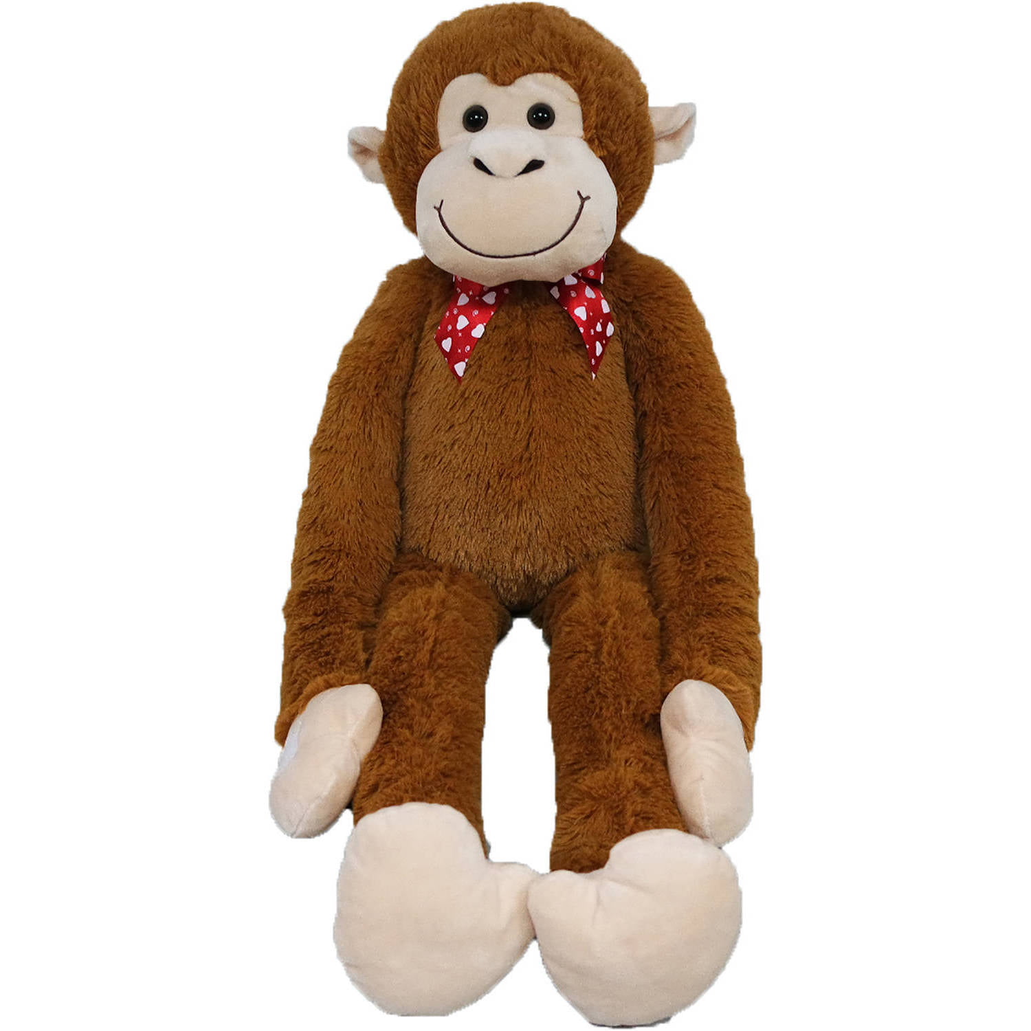 Valentine's Day Stuffed Monkeys New 2 Monkeys Plush Stuffed Animal 4.5 In 